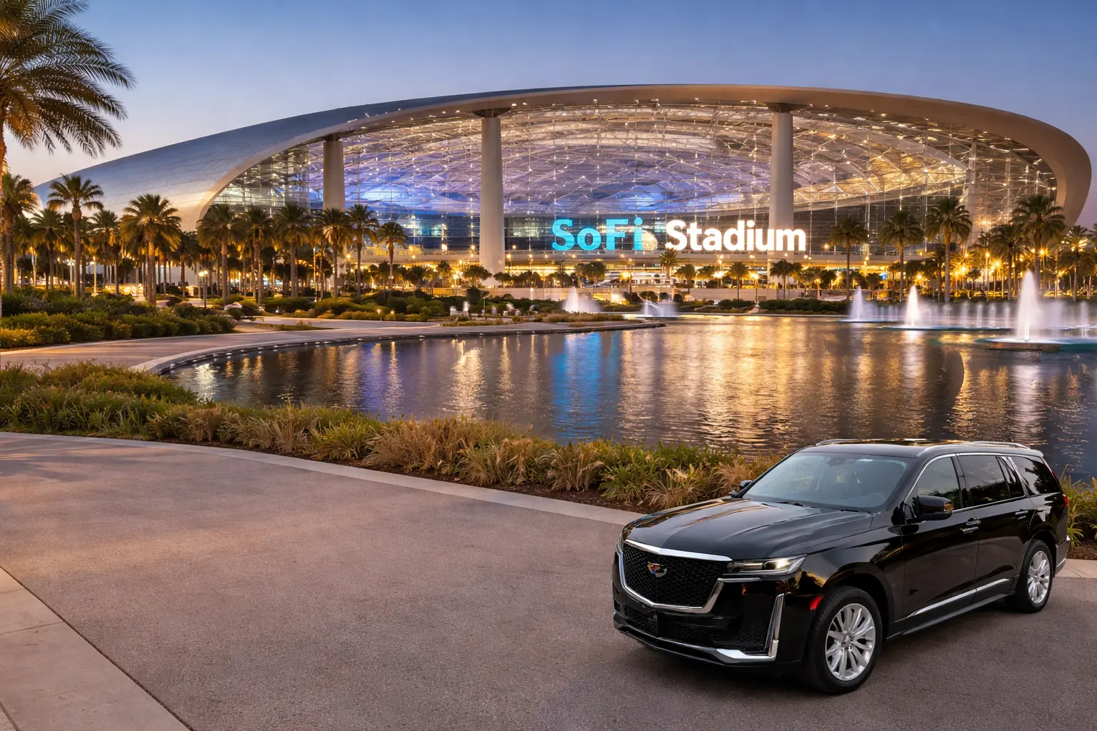 SoFi Stadium Car Service – MGCLS Black Car
